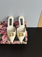 Fortok Dolce & Gabbana Pointed slides White - 1