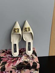 Fortok Dolce & Gabbana Pointed slides White - 5