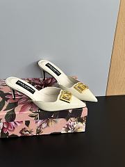 Fortok Dolce & Gabbana Pointed slides White - 2