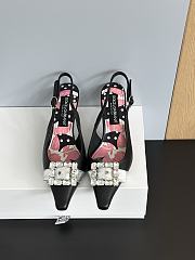 Fortok Dolce & Gabbana Pointed Slingback Black 6.5/10cm - 1