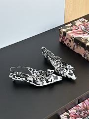 Fortok Dolce & Gabbana Pointed Slingbak black polka dot 3.5cm/6.5cm/10cm - 3