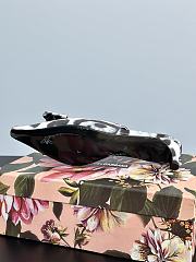 Fortok Dolce & Gabbana Pointed Slingbak black polka dot 3.5cm/6.5cm/10cm - 2