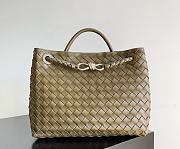 Fortok Bottega Veneta Womens Andiamo Medium Cypress 32*24*12cm  - 1