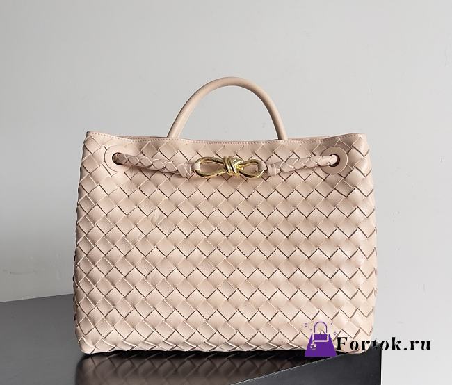 Fortok Bottega Veneta Womens Andiamo Medium Cameo 32*24*12cm   - 1