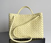 Fortok Bottega Veneta Womens Andiamo Baby Yellow 32*24*12cm    - 4