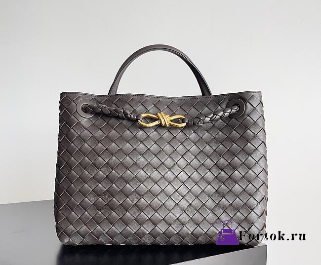 Fortok Bottega Veneta Womens Andiamo Medium Fondant 32*24*12cm    - 1