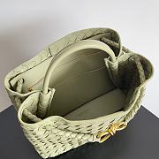Fortok Bottega Veneta Womens Andiamo Medium Travertine 32*24*12cm    - 5