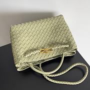 Fortok Bottega Veneta Womens Andiamo Medium Travertine 32*24*12cm    - 4