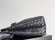 Fortok Bottega Veneta Womens Andiamo Medium Black Gold Hardware 32*24*12cm - 6