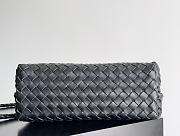Fortok Bottega Veneta Womens Andiamo Medium Black Gold Hardware 32*24*12cm - 2