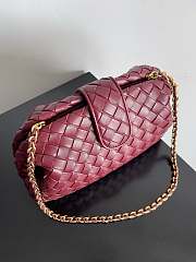 Fortok Bottega Veneta Medium Lauren 1980 Rouge 31.5 x 16.5 x 11cm - 5