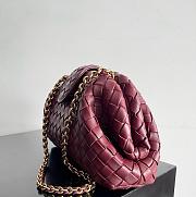 Fortok Bottega Veneta Medium Lauren 1980 Rouge 31.5 x 16.5 x 11cm - 6