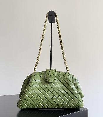 Fortok Bottega Veneta Medium Lauren 1980 Green 31.5 x 16.5 x 11cm