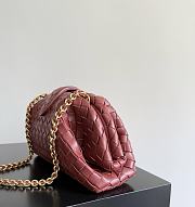 Fortok Bottega Veneta Medium Lauren 1980 Red 31.5 x 16.5 x 11cm  - 5