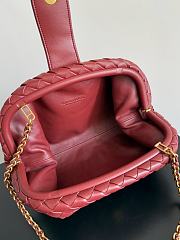 Fortok Bottega Veneta Medium Lauren 1980 Red 31.5 x 16.5 x 11cm  - 2