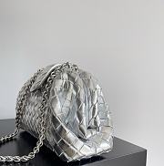 Fortok Bottega Veneta Medium Lauren 1980 Silver 31.5 x 16.5 x 11cm - 5