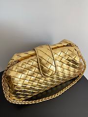 Fortok Bottega Veneta Medium Lauren 1980 Gold 31.5 x 16.5 x 11cm - 4