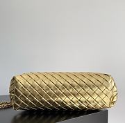 Fortok Bottega Veneta Medium Lauren 1980 Gold 31.5 x 16.5 x 11cm - 6