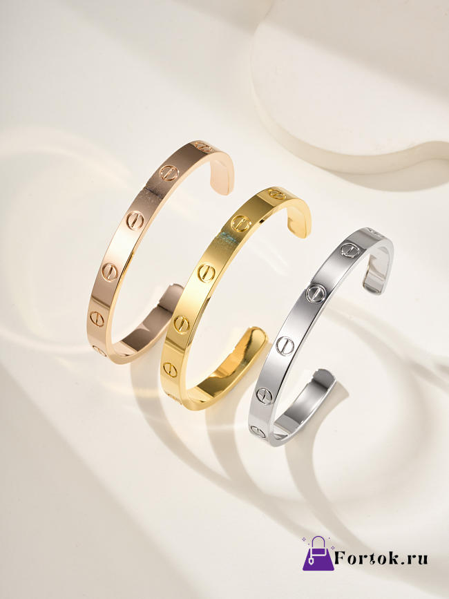 Fortok Cartier Love Bracelet Gold/ Rose Gold/ Silver - 1