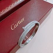 Fortok Cartier White Gold Diamond Juste Un Clou Bracelet  - 4