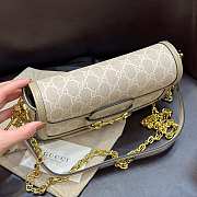 Fortok Gucci 1955 Horsebit shoulder bag White 23.5*14*5cm - 3