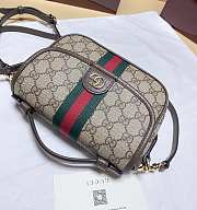 Fortok Gucci Ophidia Shoulder Bag Brown 20*16*5cm - 6