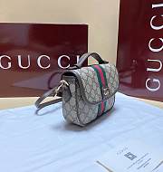 Fortok Gucci Ophidia Shoulder Bag Brown 20*16*5cm - 2