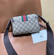 Fortok Gucci Ophidia Wallet Brown 18.5*12*5cm - 4