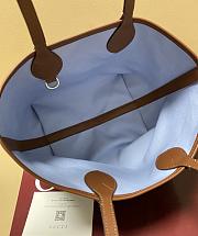 Fortok Gucci Totissima Demi Tote Light Blue 22*19*18cm - 4