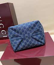 Fortok Gucci Totissima Demi Tote Dark Blue 22*19*18cm - 2