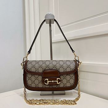 Fortok Gucci Horsebit Mini Shoulder Bag 23.5*14*5cm