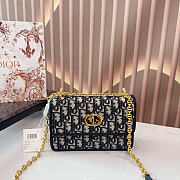 Fortok DIOR Miss Caro Mini Bag Macrocannage Lambskin Women 20 x 13cm - 1