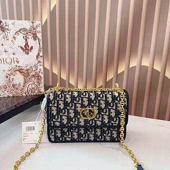 Fortok DIOR Miss Caro Mini Bag Macrocannage Lambskin Women 20 x 13cm