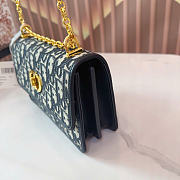 Fortok DIOR Miss Caro Mini Bag Macrocannage Lambskin Women 20 x 13cm - 5