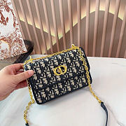 Fortok DIOR Miss Caro Mini Bag Macrocannage Lambskin Women 20 x 13cm - 2