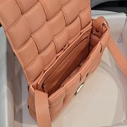 Fortok Bottega Veneta Cassette Padded Bag Salmon 26x18x8cm - 6