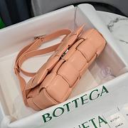 Fortok Bottega Veneta Cassette Padded Bag Salmon 26x18x8cm - 5