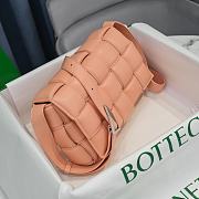 Fortok Bottega Veneta Cassette Padded Bag Salmon 26x18x8cm - 4