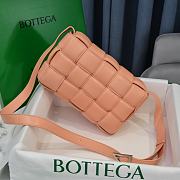Fortok Bottega Veneta Cassette Padded Bag Salmon 26x18x8cm - 3