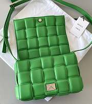 Fortok Bottega Veneta Cassette Padded Bag Green 26x18x8cm - 6