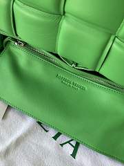 Fortok Bottega Veneta Cassette Padded Bag Green 26x18x8cm - 2