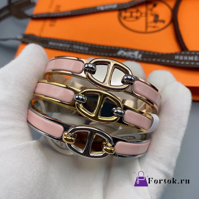 Fortok Hermès Mini Clic Chaine d'Ancre Maillon bracelet Women's Multicolors - 1