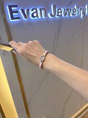 Fortok Hermès Mini Clic Chaine d'Ancre Maillon bracelet Women's Pink - 6