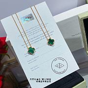 Fortok Van Cleef & Arpels Vintage Alhambra Necklace Green - 6