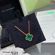Fortok Van Cleef & Arpels Vintage Alhambra Necklace Green - 3