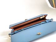 Fortok Bvlgari Logo Chain Wallet in Blue 19 X 10.5 X 4.5cm - 6