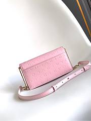 Fortok Bvlgari Logo Chain Wallet in Pink 19 X 10.5 X 4.5cm - 5