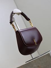 Fortok YSL Saint Laurent Voltaire Top Handle Bag Rouge 17.5×21×8cm - 5