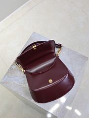 Fortok YSL Saint Laurent Voltaire Top Handle Bag Rouge 17.5×21×8cm - 2