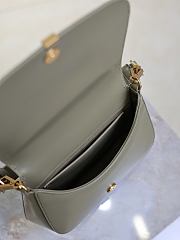 Fortok YSL Saint Laurent Voltaire Top Handle Bag Moss Green 17.5×21×8cm - 4